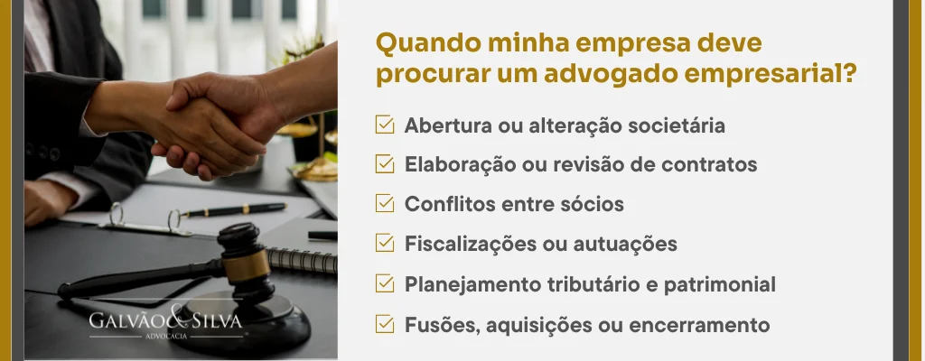 Quando minha empresa deve procurar um advogado empresarial