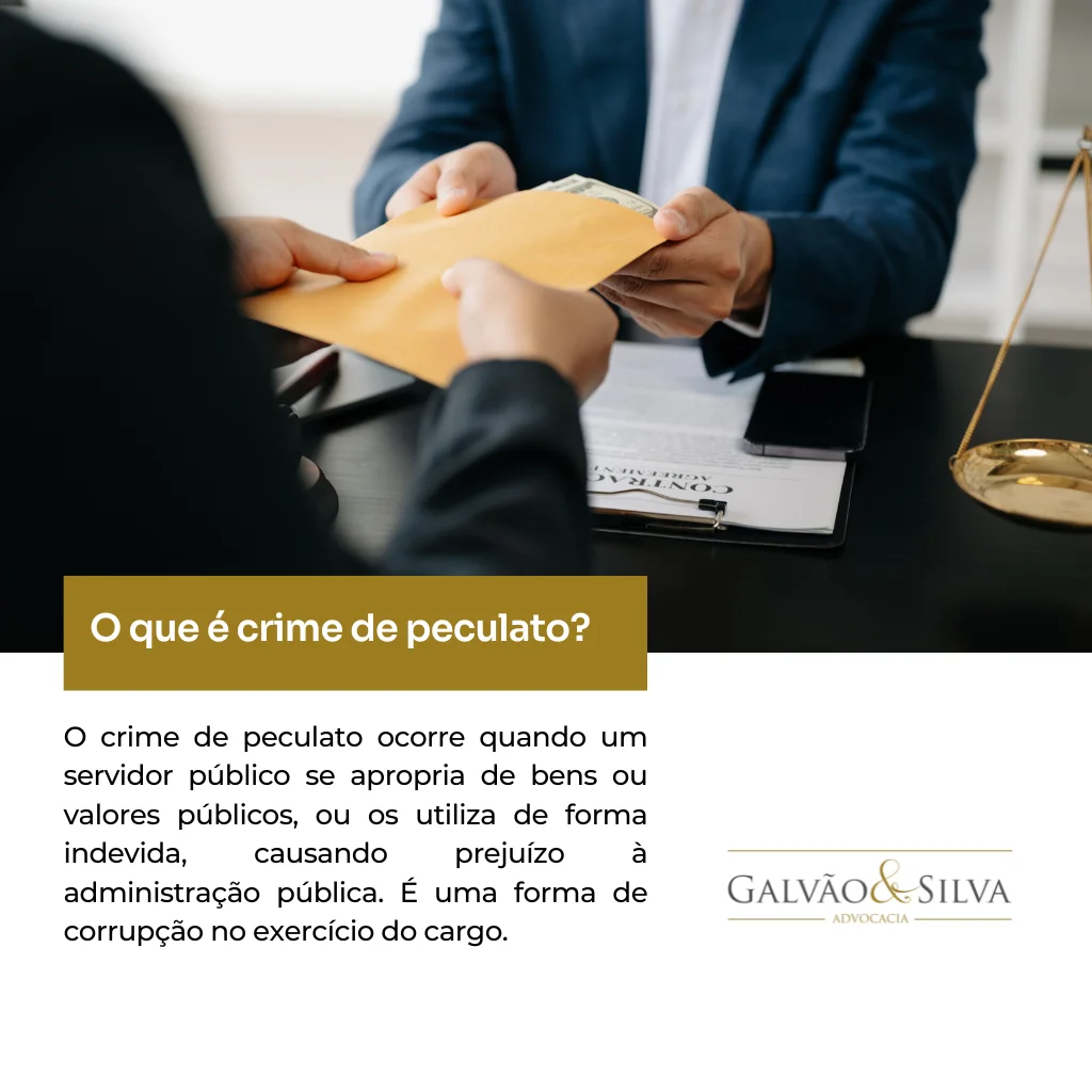 O que é crime de peculato