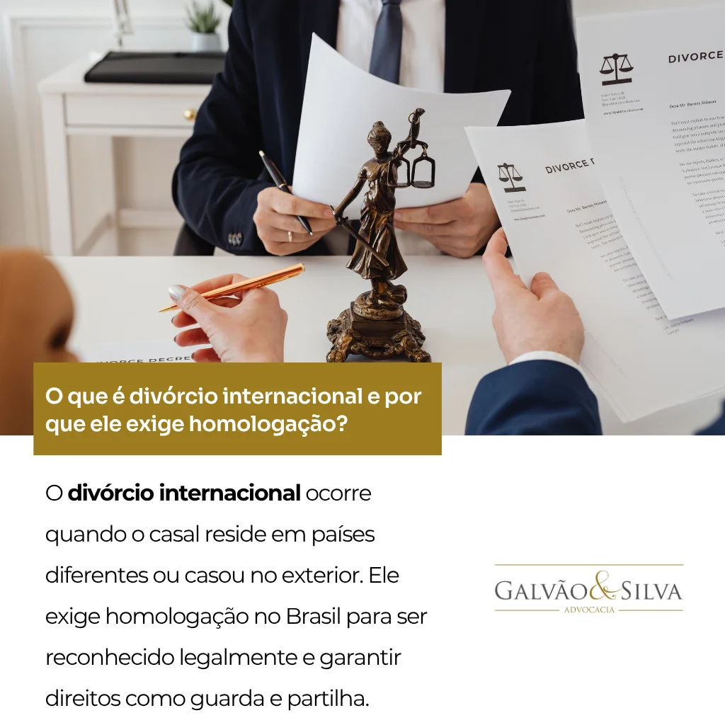 O que é divórcio internacional e por que ele exige homologação