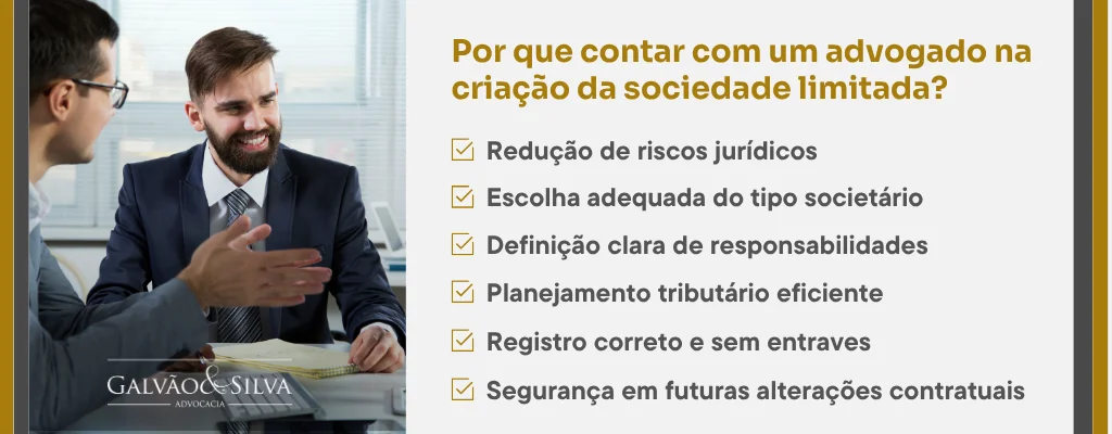 Por que contar com um advogado na criação da sociedade limitada