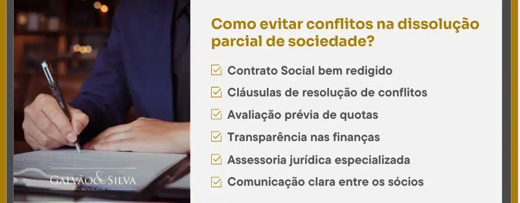 Como evitar conflitos na dissolução parcial de sociedade