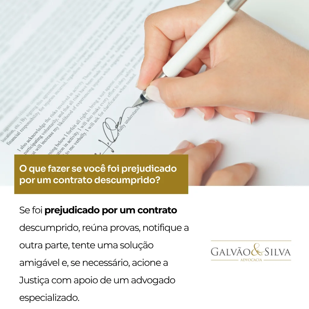 O que fazer se você foi prejudicado por um contrato descumprido