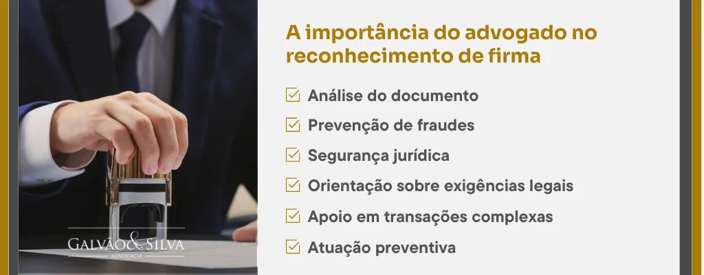 A importância do advogado no reconhecimento de firma