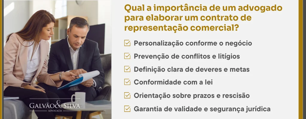 Qual a importância de um advogado para elaborar um contrato de representação comercial