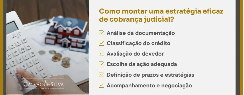 Como montar uma estratégia eficaz de cobrança judicial