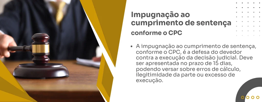 Impugnação ao cumprimento de sentença conforme o CPC