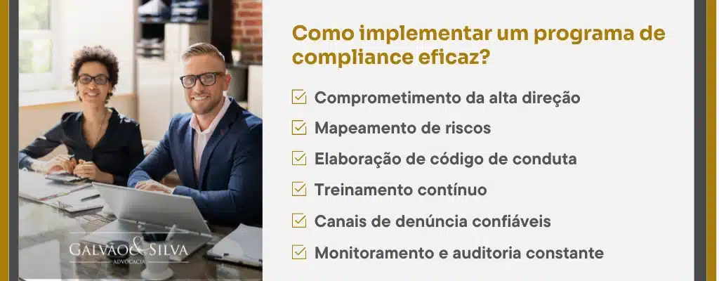 Como implementar um programa de compliance eficaz