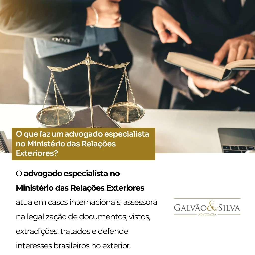 O que faz um advogado especialista no Ministério das Relações Exteriores