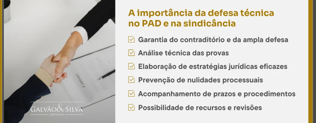A importância da defesa técnica no PAD e na sindicância