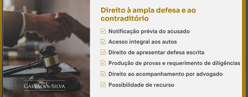 Direito à ampla defesa e ao contraditório