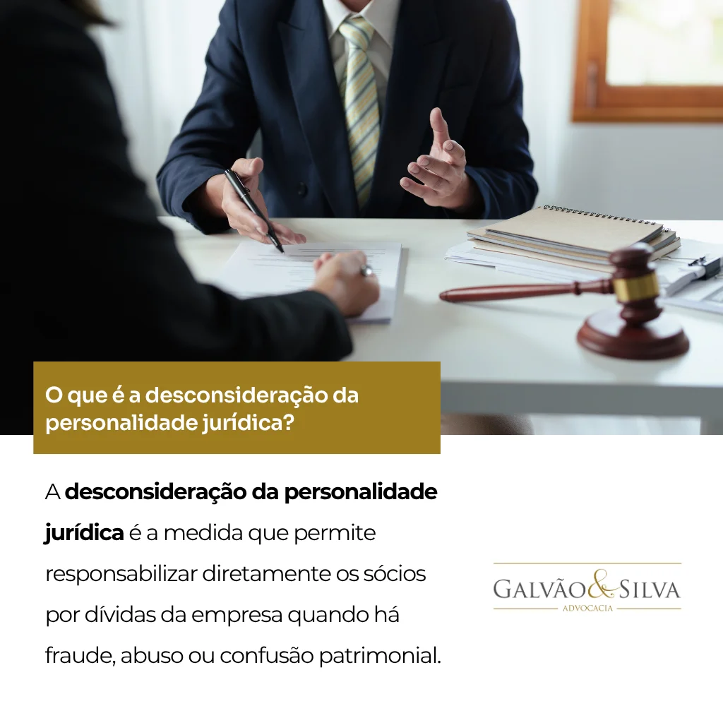 O que é a desconsideração da personalidade jurídica