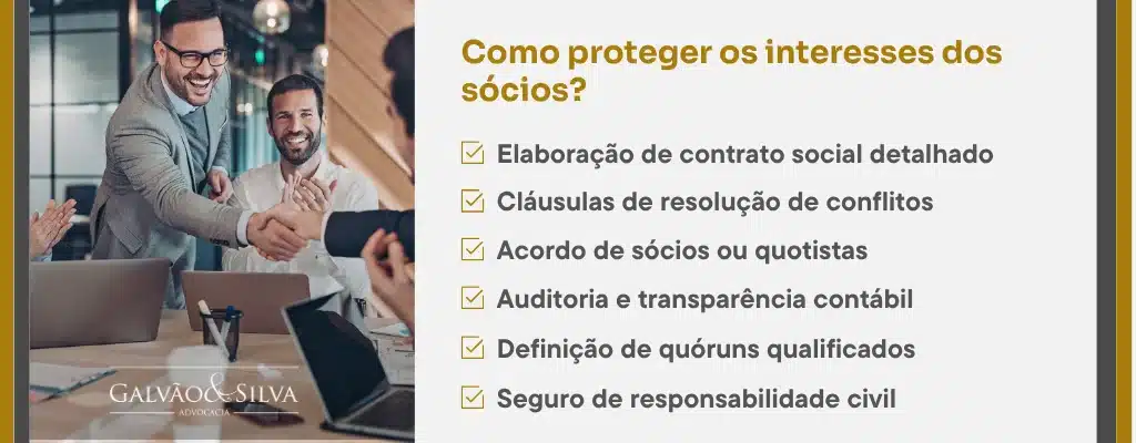 Como proteger os interesses dos sócios