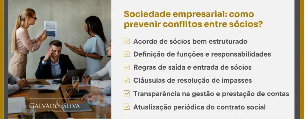 Sociedade empresarial como prevenir conflitos entre sócios (1)