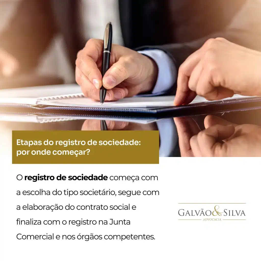 Etapas do registro de sociedade por onde começar