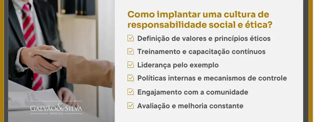 Como implantar uma cultura de responsabilidade social e ética