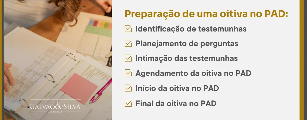 Preparação de uma oitiva no PAD