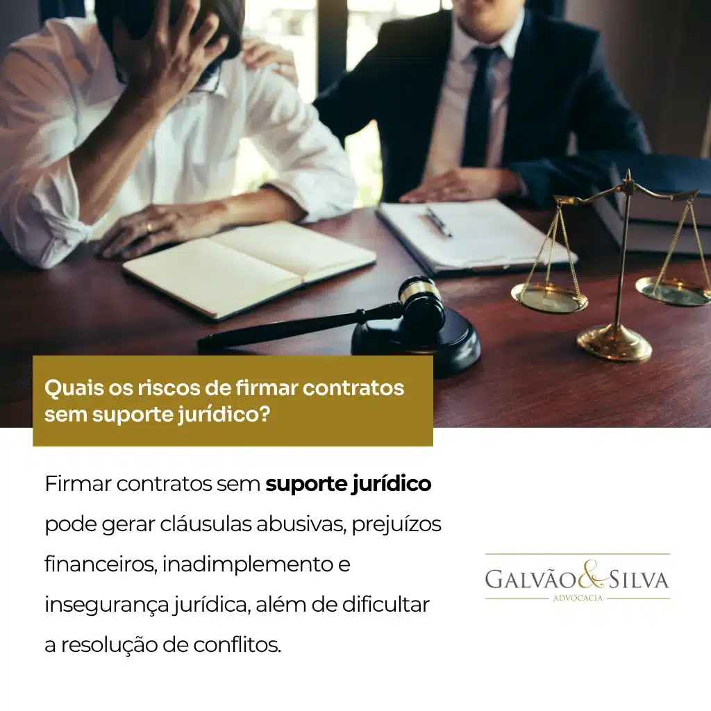Quais os riscos de firmar contratos sem suporte jurídico