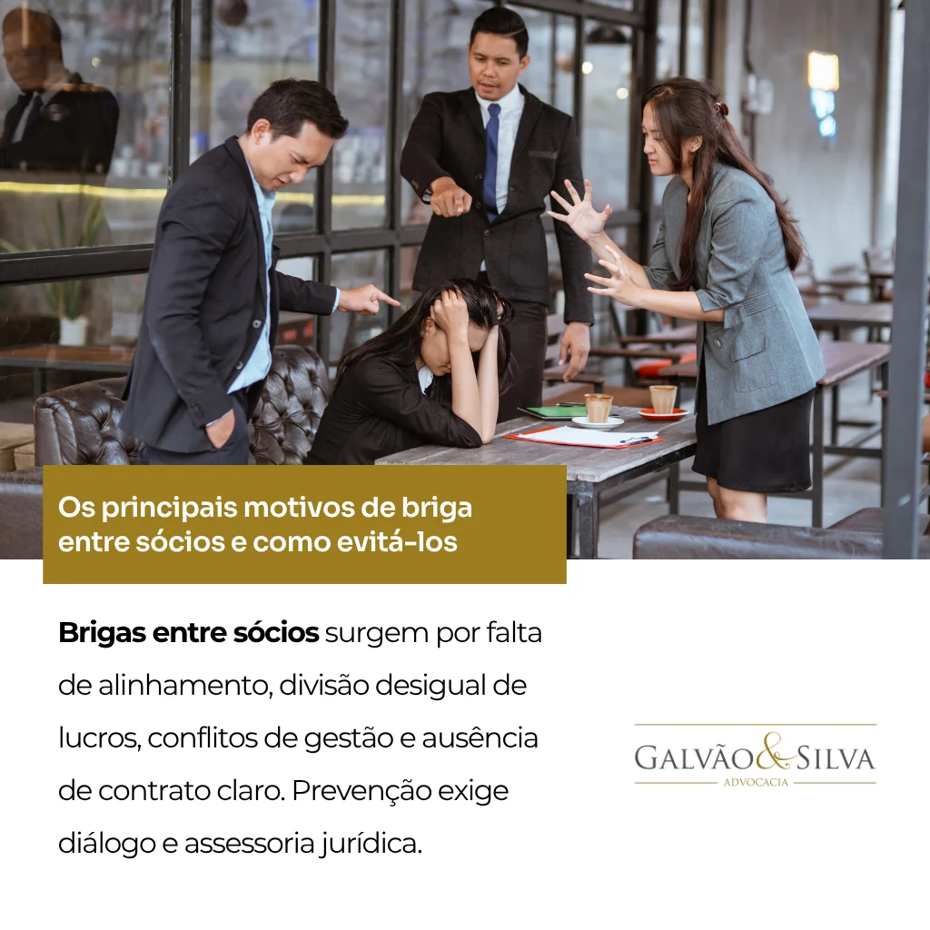 Os principais motivos de briga entre sócios e como evitá-los