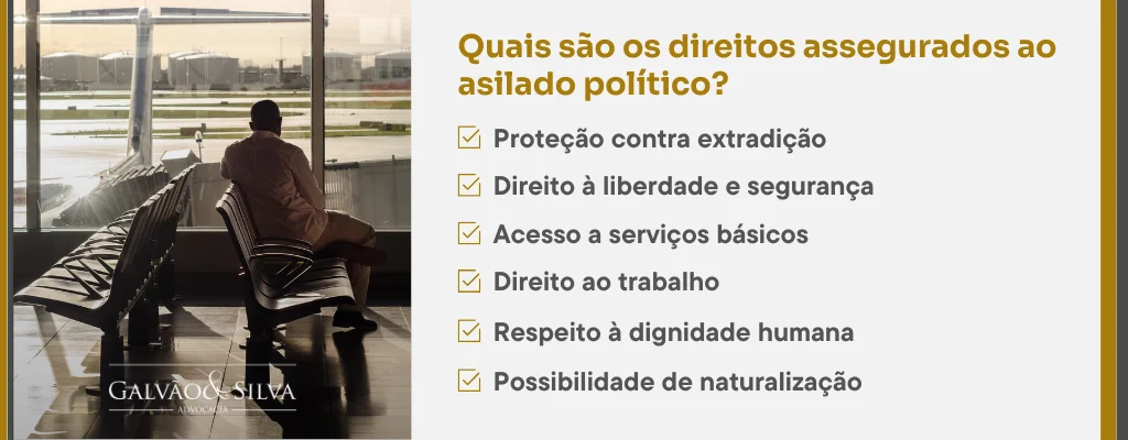 Quais são os direitos assegurados ao asilado político