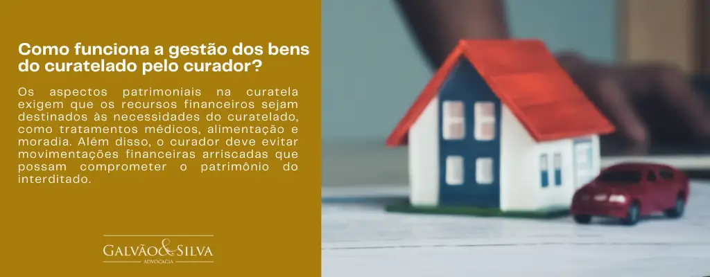 Como funciona a gestão dos bens do curatelado pelo curador
