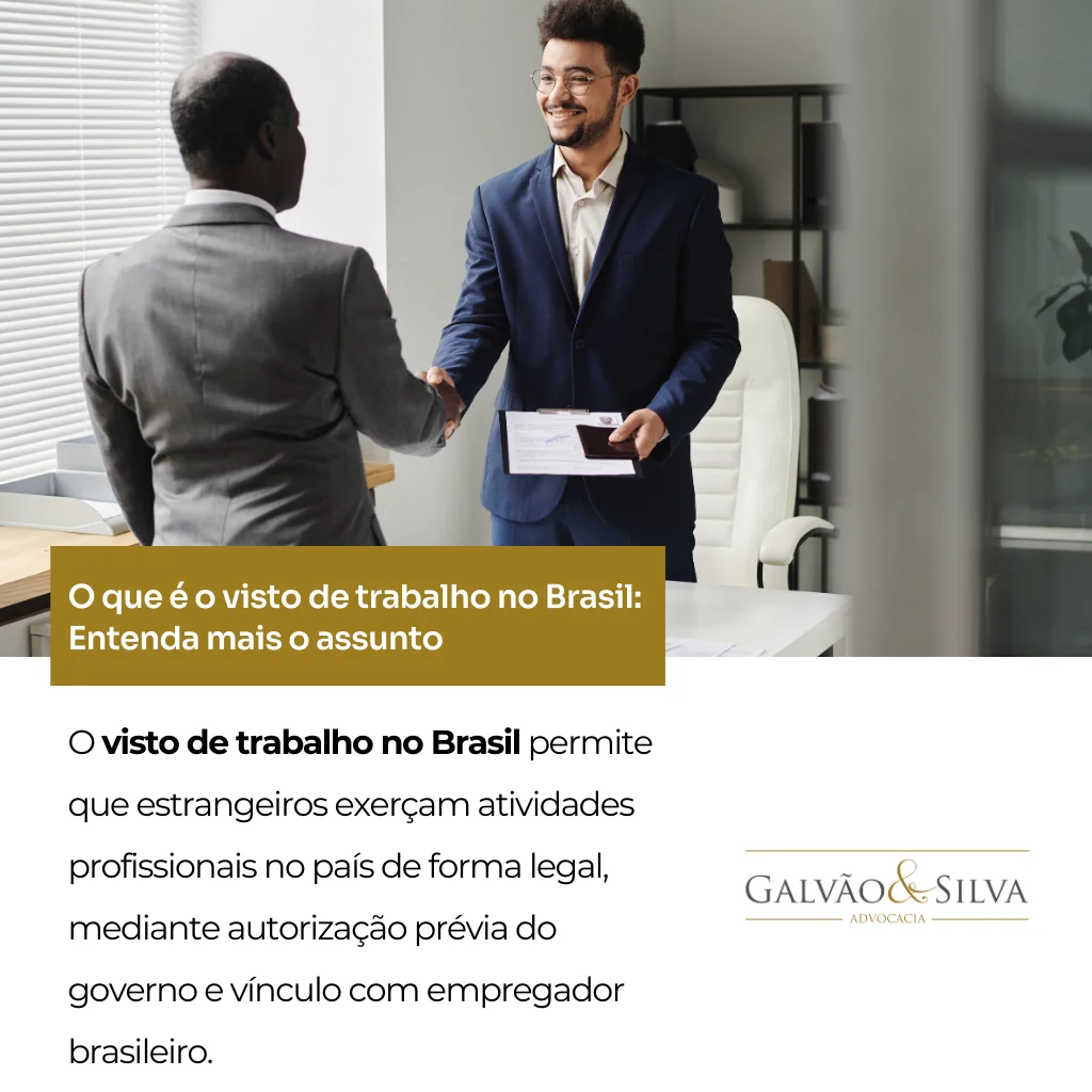 O que é o visto de trabalho no Brasil