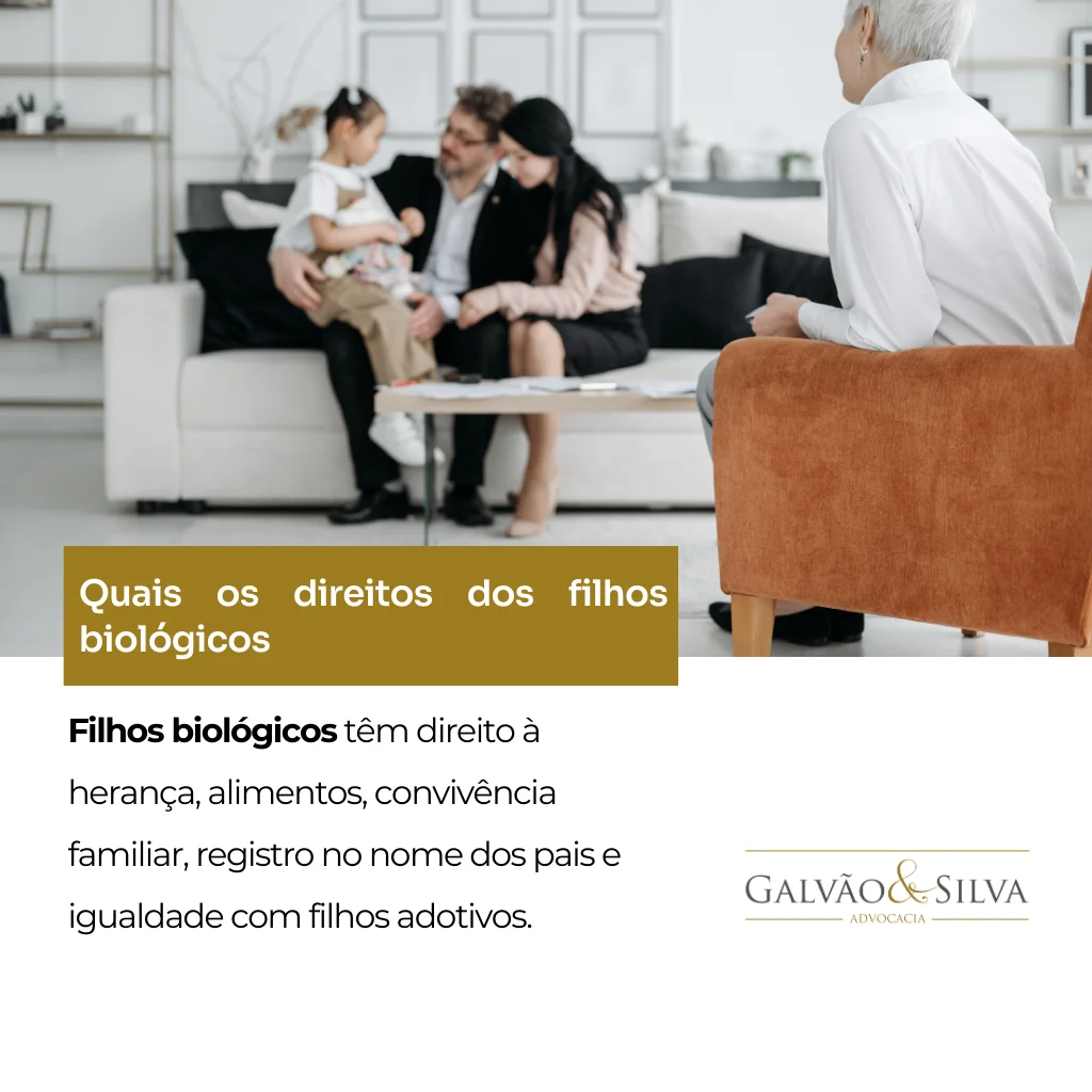 Quais os direitos dos filhos biológicos