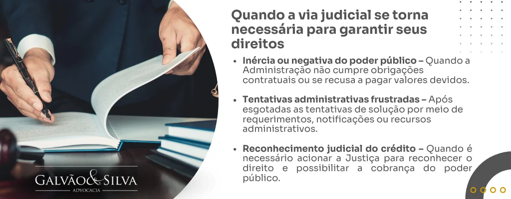 Quando a via judicial se torna necessária para garantir seus direitos