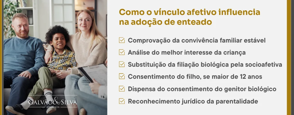 Como o vínculo afetivo influencia na adoção de enteado