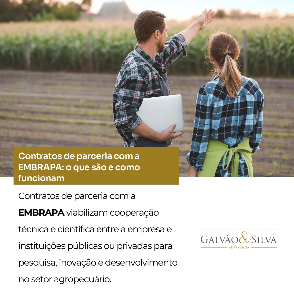 Contratos de parceria com a EMBRAPA o que são e como funcionam