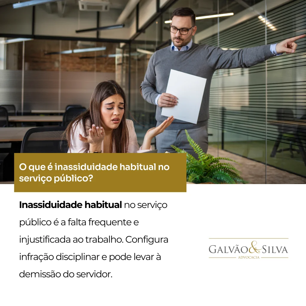 O que é inassiduidade habitual no serviço público