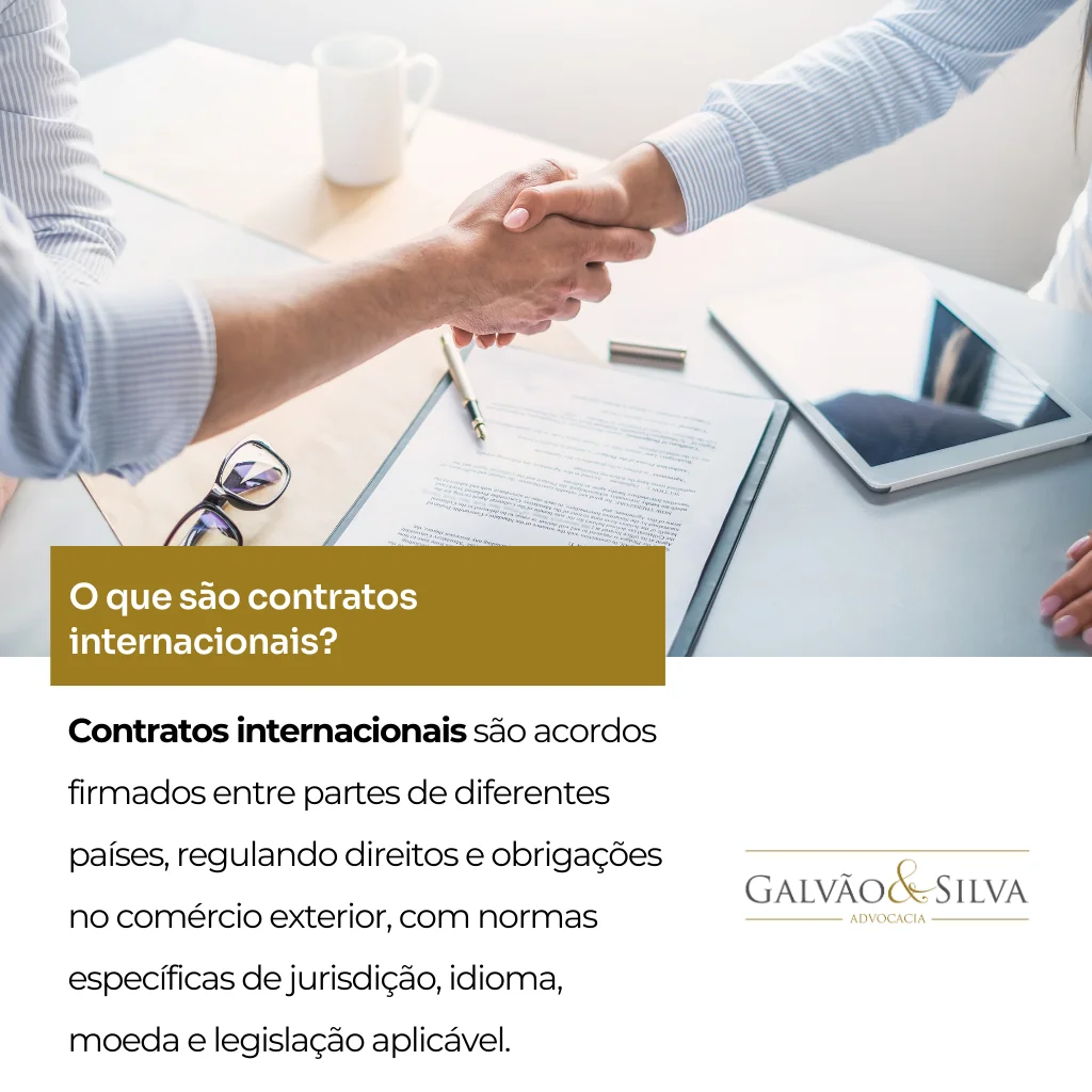 O que são contratos internacionais