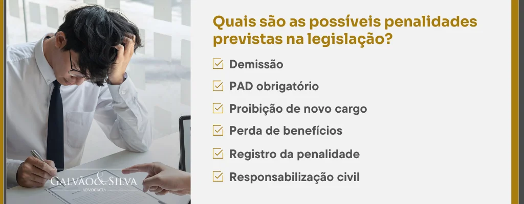 Quais são as possíveis penalidades previstas na legislação