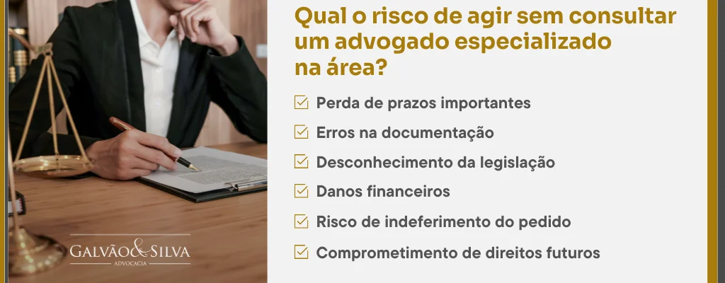 Qual o risco de agir sem consultar um advogado especializado na área